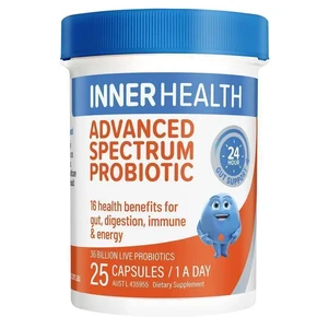 (PRE ORDER) Inner Health Advanced Spectrum Probiotic 25 Capsules shelf life 2yrs